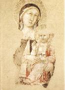 GADDI, Agnolo, Madonna with Child (fragment) dfg